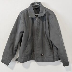 Dickies Eisenhower Jacket Detroit style Grey Insulated Workwear | Streetwear XL